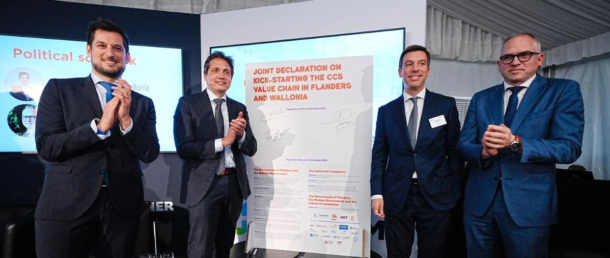 Le monde politique et celui des entreprises concluent pour la première fois un accord sur le captage du CO₂ 